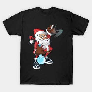 santa smoking weed T-Shirt